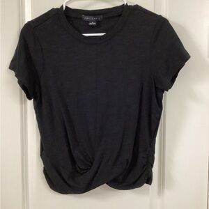 Sanctuary Black Short Sleeve Tee